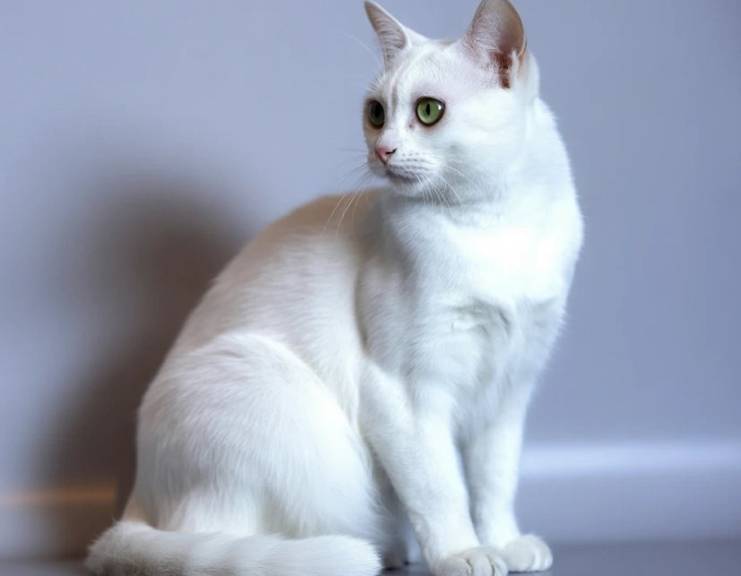 white cat blue eyes personality