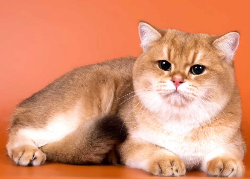orange british shorthair