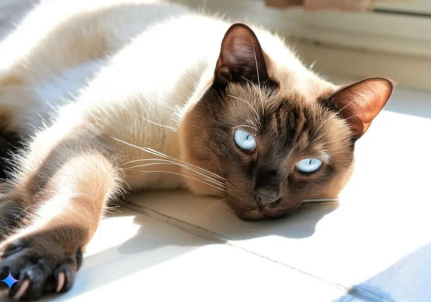 What are the three types of Siamese cats?
