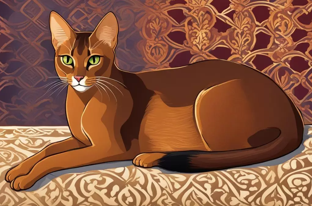 Abyssinian cat colors